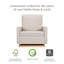 Cali Pillowback Chair and a Half Glider-271952527