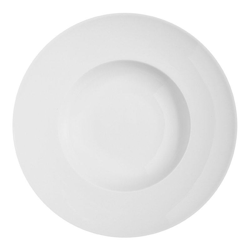 Domo White Porcelain Dinner Plate