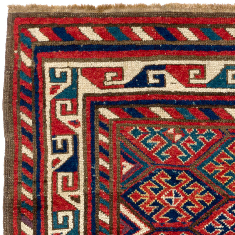 Tapis Karabagh Kazak antique, vers 1880