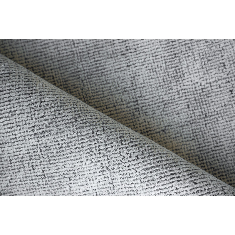 Poliforma Area Rug in Light Gray/Navy, Rectangle 2' x 3'