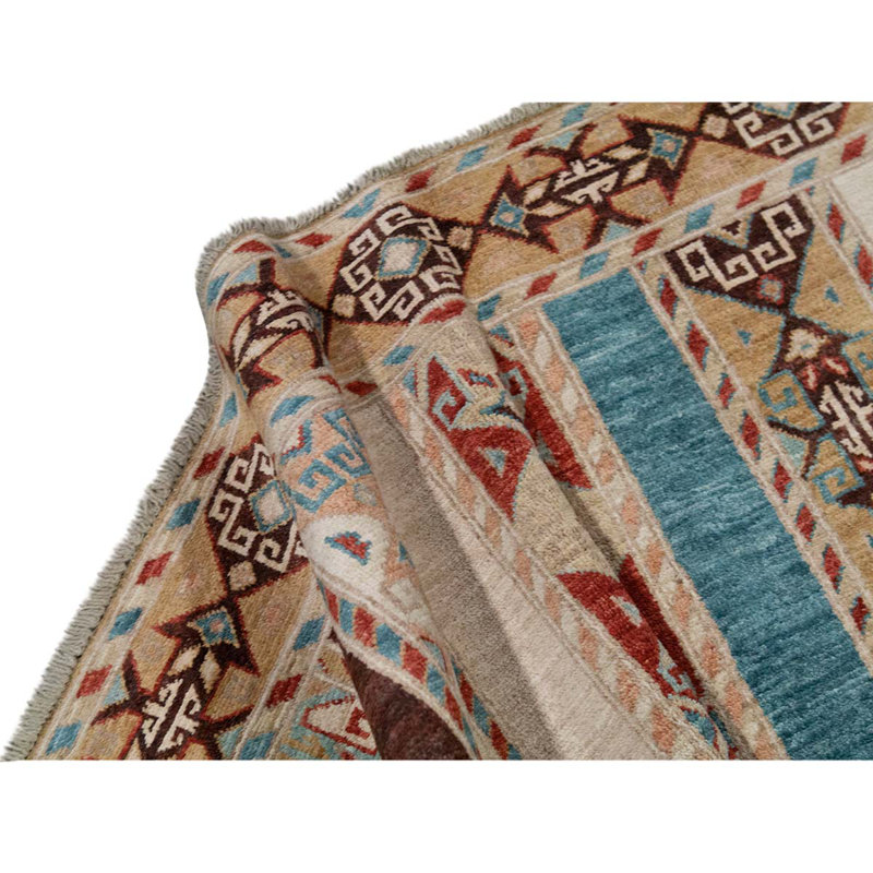 Wool Striped Area Rug