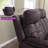 Keveon 41" Swivel Upholstered Power Reclining loveseat sofa with USB Port and Adjustable Headrest