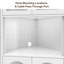 Armoire d'appoint avec tablette ouverte 72,8 po H