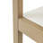 5-Shelf Mid-Century Bookcase - Natural Wood Base, White Shelving Cabinet Frame,-123282127