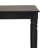 Minneiska Wood Slim Turned 1 Shelf Black Console Table-2094597679