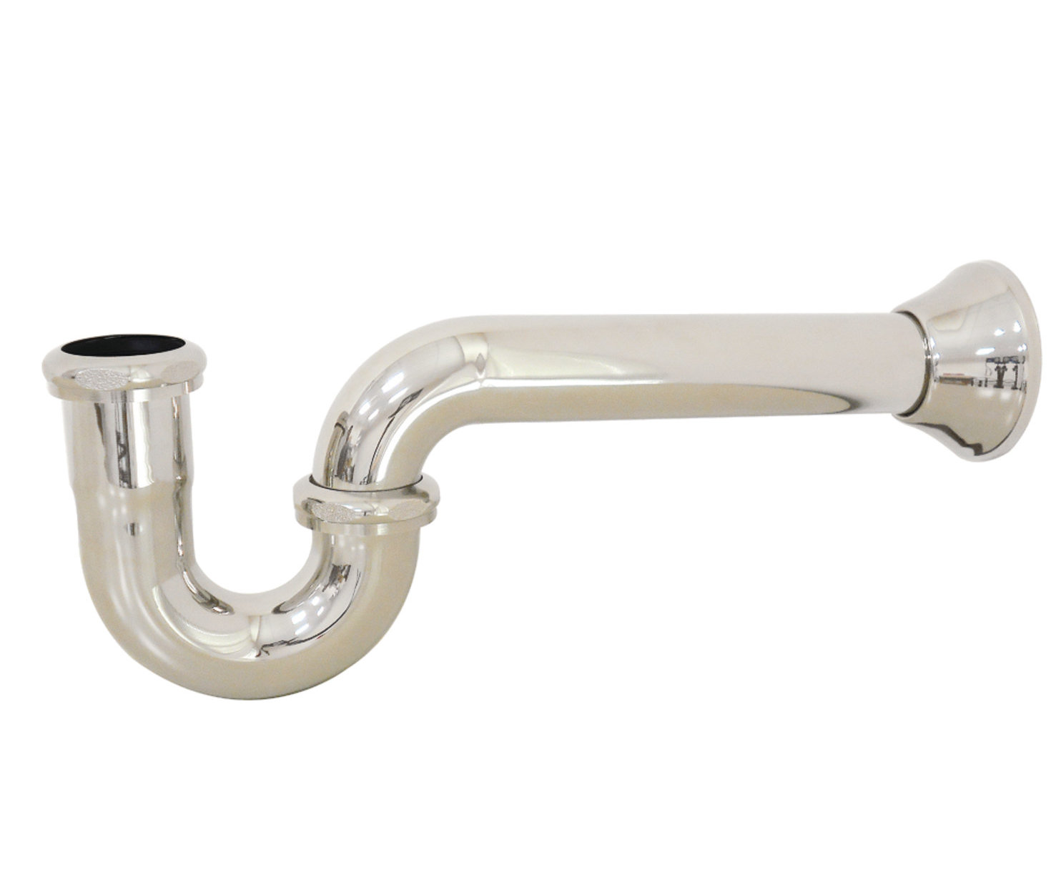 Kingston Brass Vintage 1-1/2 Inch Decor P-Trap, Polished Nickel