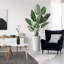 Arbre artificiel en pot, faux oiseau de paradis en soie, décoration de la maison (pot et arbre)-1741763287-1726828201
