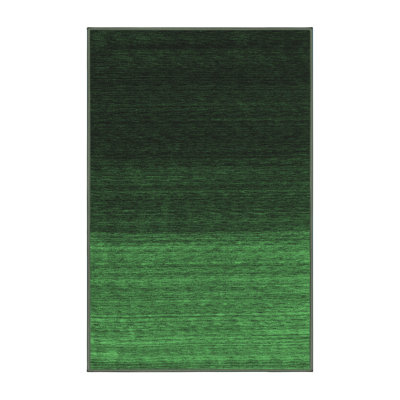 Washable Abstract Indoor Rug