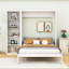 Lit escamotable en bois avec tablettes et lattes Geva-631003917-631003914