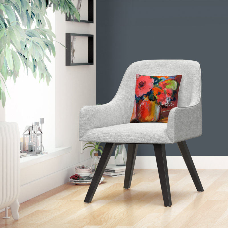 Coussin décoratif floral