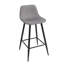 Berkhamsted Upholstered Counter Stool with Metal Frame