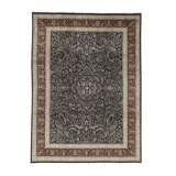 Hand-Knotted High-Quality Blue and Red Area Rug