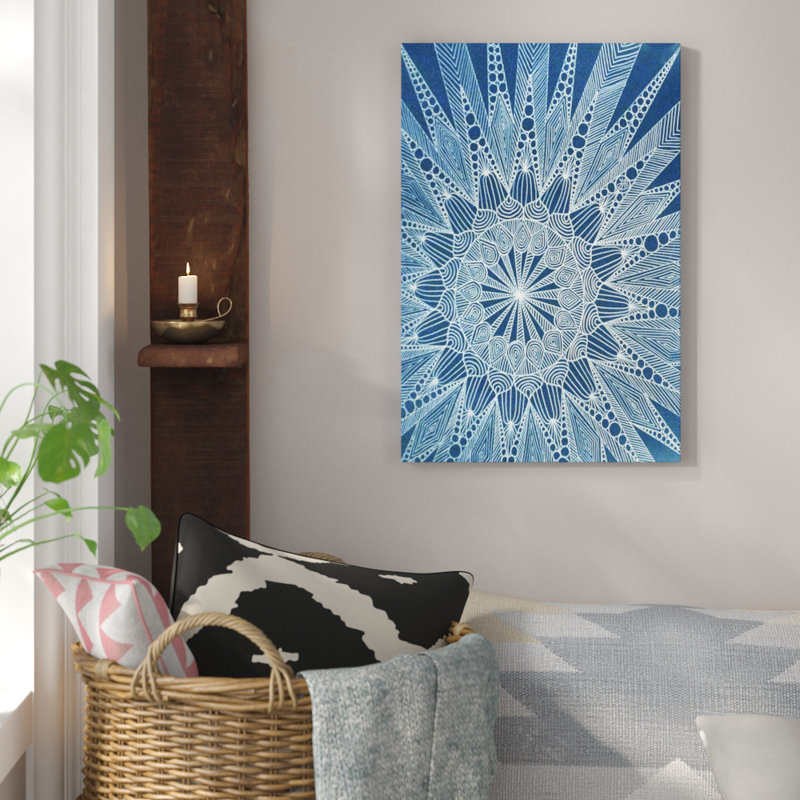 " Snowtangle " by Angelika Parker, 18" H x 12" W x 1.5" D, Canvas