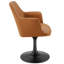 Fauteuil pivotant en cuir Lippa-105239691-105239693