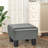 Okan Faux Leather Ottoman-1230135735