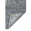 Tapis gris / bleu en laine noué à la main Hillard-53153054