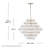 Rene 16 - Light Steel Dimmable Chandelier