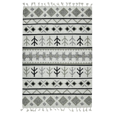 Oneil Wool Moroccan Indoor Rug