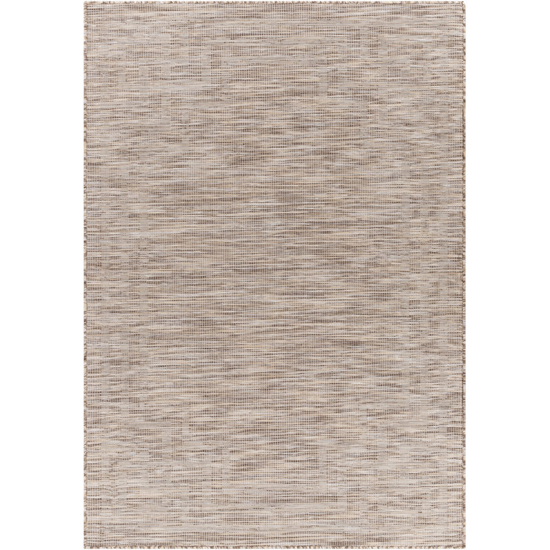 Tapis intérieur / extérieur beige Caysee, Rectangle 2 pi 7 po x 4 pi