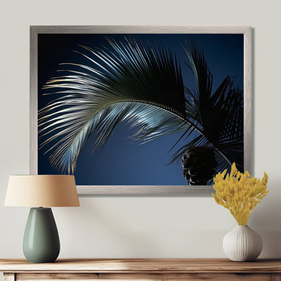 «Palm Leaf Jungle Calm - Palm Trees», reproduction d'art sur toile Palm