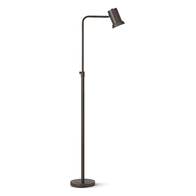 Lampe de travail sur pied 70 po Kapila, Bronze foncé