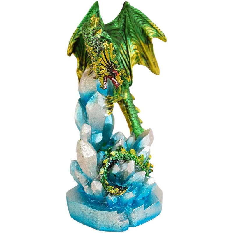 Figurine Stalactite dragon sur cristal Appledorf