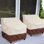 Housses pour chaises d'extérieur imperméables pouvant accueillir jusqu'à l 32 po x P 37 po x H 36 po