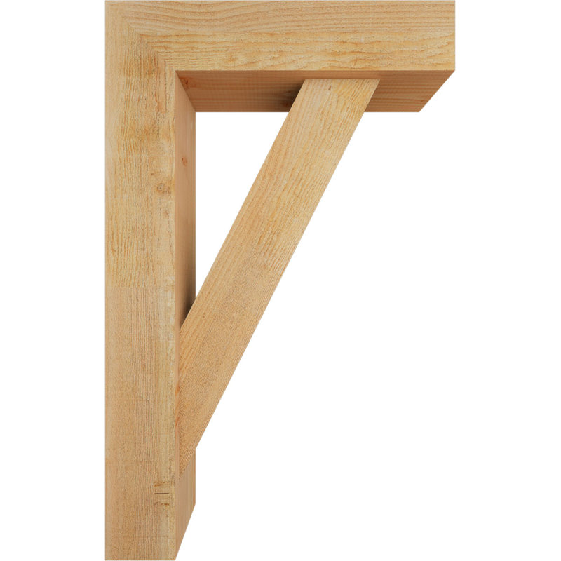 Support à scie brute grossière avec support décalé, l 6 po x P 20 po x H 32 po, sapin Douglas, 32 x 20