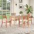 4 - Person Solid Wood Solid Wood Top Four Leg Dining Set
