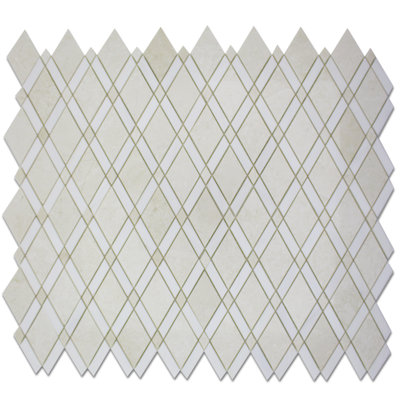 LARGE BASKET WEAVE PERLA w/ DOLOMITE DOT