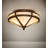Alyesha Glass Semi Flush Mount