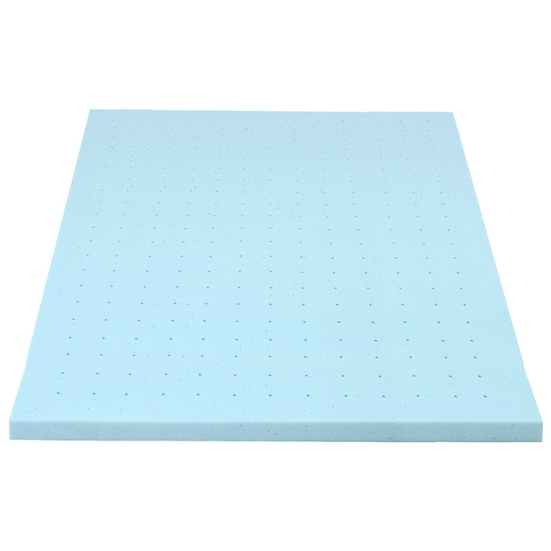 Curiel 4'' Memory Foam Mattress Topper, King