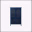 Armoire de rangement polyvalente en métal avec portes élégantes en verre pour différentes pièces-588171097