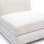 Frome Cream Chenille Modular Armless Chair