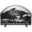Bear Creek Single Panel Fireplace Screen