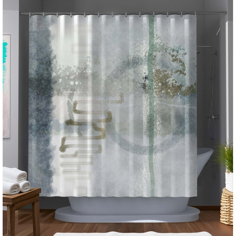 Abstract Shower Curtain