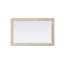 Miroir Dennard Cornhusk en lin blanc-108455466