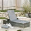 195cm Long Reclining Single Chaise with Cushions