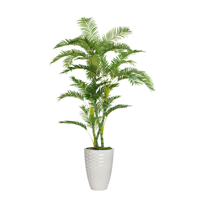 82.9'' Faux Palm Tree in Planter