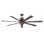 Ventilateur de plafond standard à 60 pales de 60 po avec télécommande et ensemble d'éclairage inclus Damiano