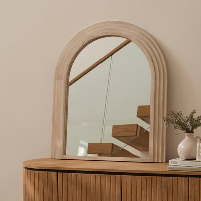 70cm Wooden Mirror
