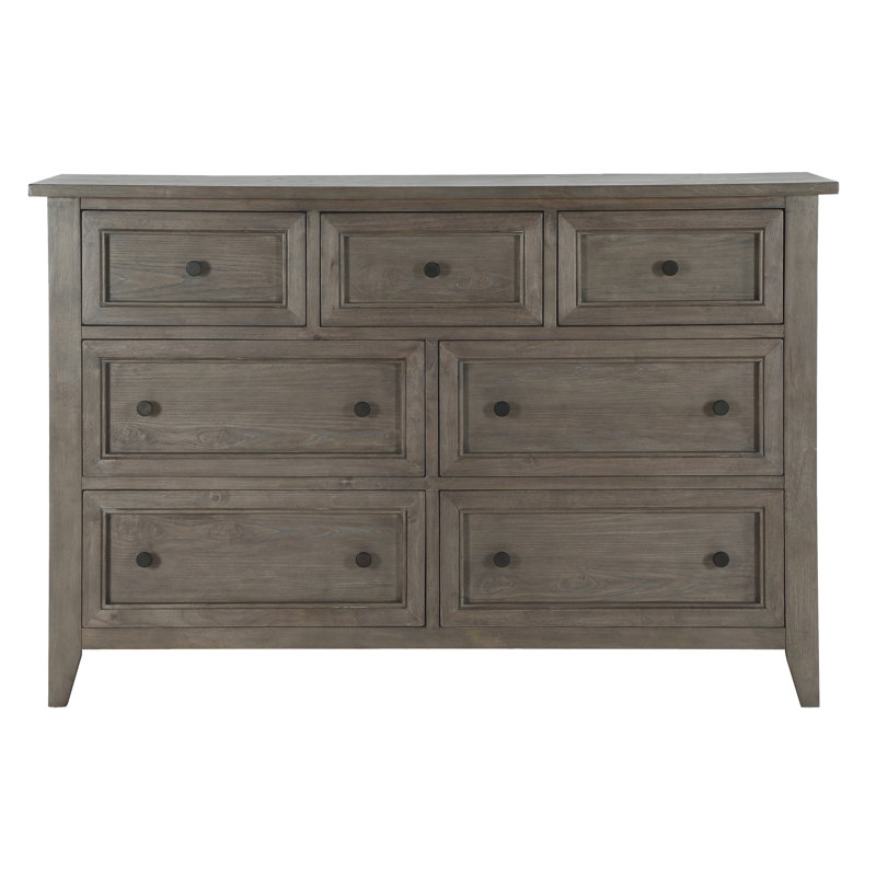 Aubrieanna 61'' W 7 - Drawer Dresser, Brown
