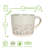 Nicola Spring - Dipped Dash Stoneware Coffee Mugs - 450ml-60545437