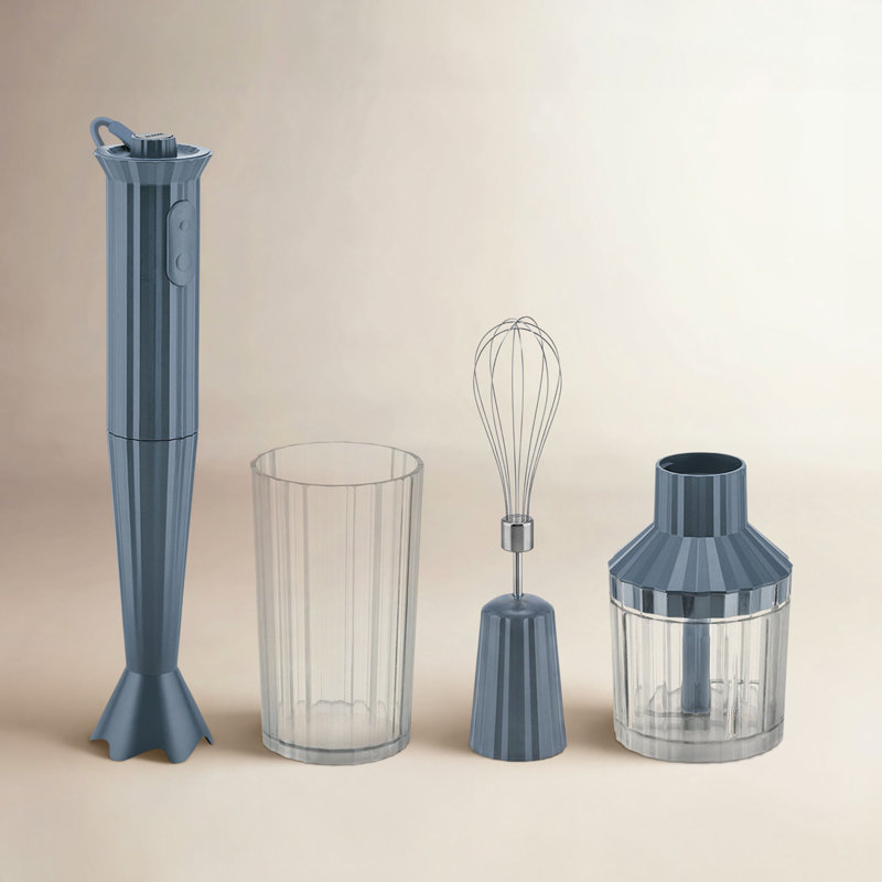 Plissé Hand Immersion Blender, Gray