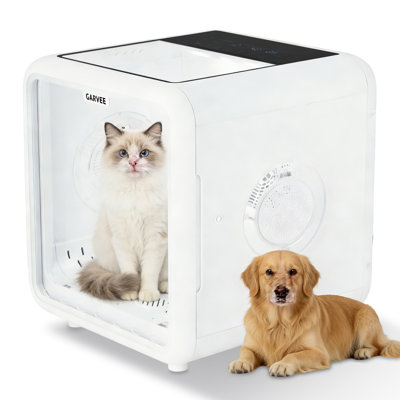 72L Pet Dryer Box 360° Efficiency Automatic & Quiet Pet Dryer, Cat Drying Box with 5 Air Outlets, NTC Smart Safe Temperature Control | Quiet Pet Grooming Blower for Cats & Dogs up to 45 lbs