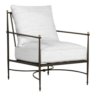 Chaise de patio avec coussins Roma