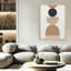 Abstrait, "Loves Shapes", reproduction d'art encadrée-638835244