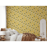 Nomad Floral Bliss 10' L x 24" W Peel and Stick Wallpaper Roll