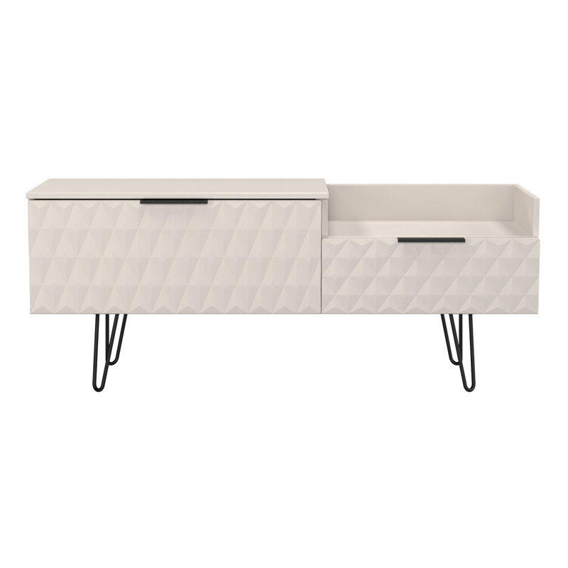 Bethanne 2 Drawer Coffee TV Unit, Brown