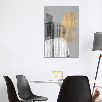 Adjacent Shapes II by Jennifer Goldberger - Wrapped Canvas Print